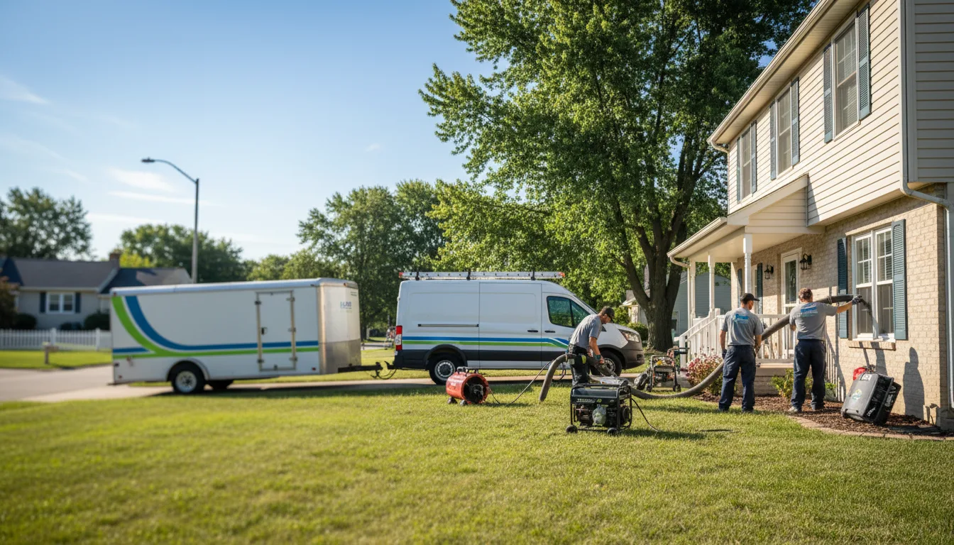 Flooded Basement Restoration And Cleanup With Repair in Newton, IL near me